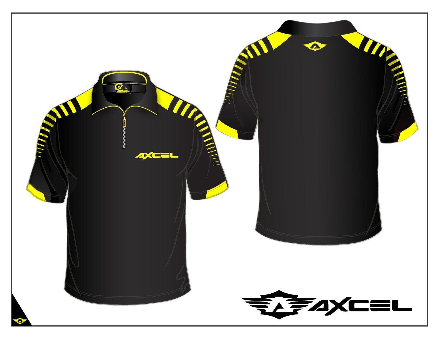 Axcel Quarter Zip Polo