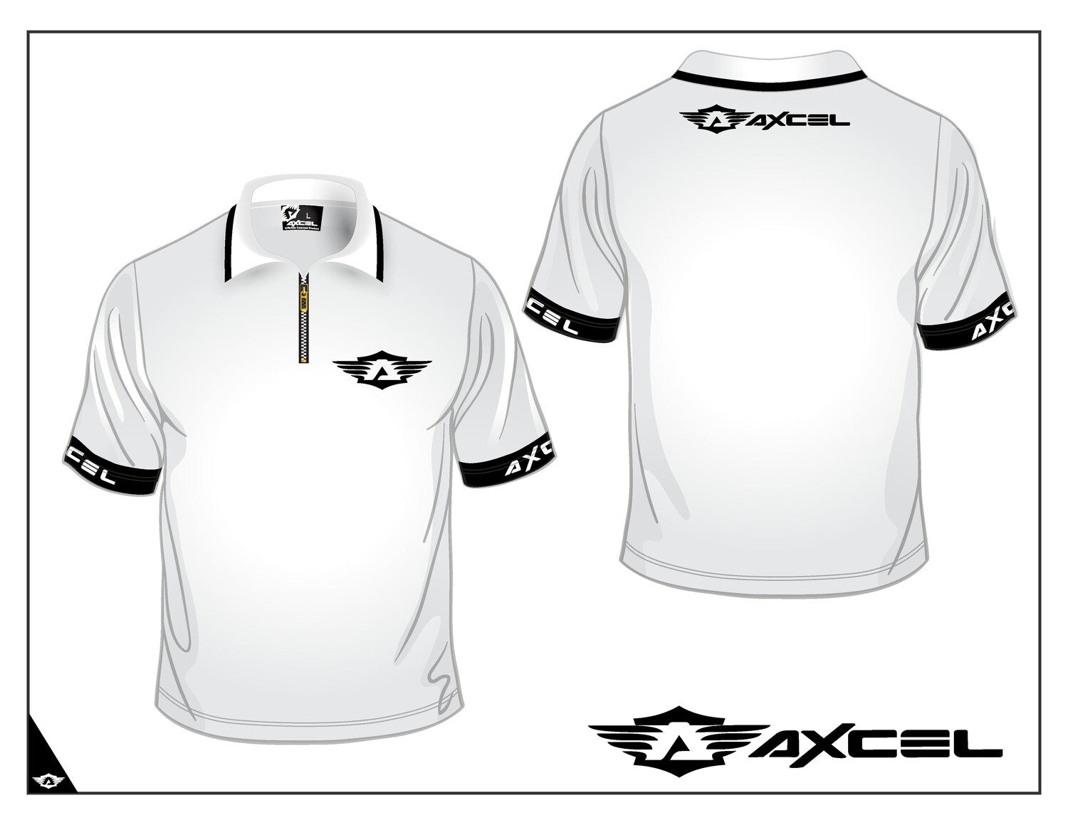 Axcel Quarter Zip Polo