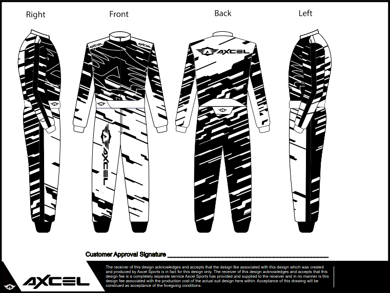 CIK Axcel Torino Suit BW