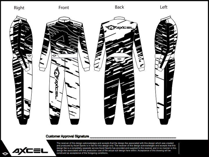 CIK Axcel Torino Suit BW