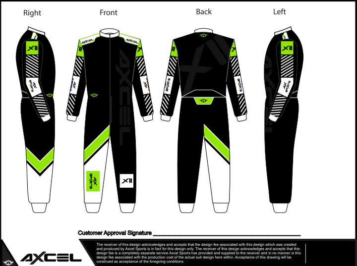 CIK Axcel Xtreme II Suit BGW2