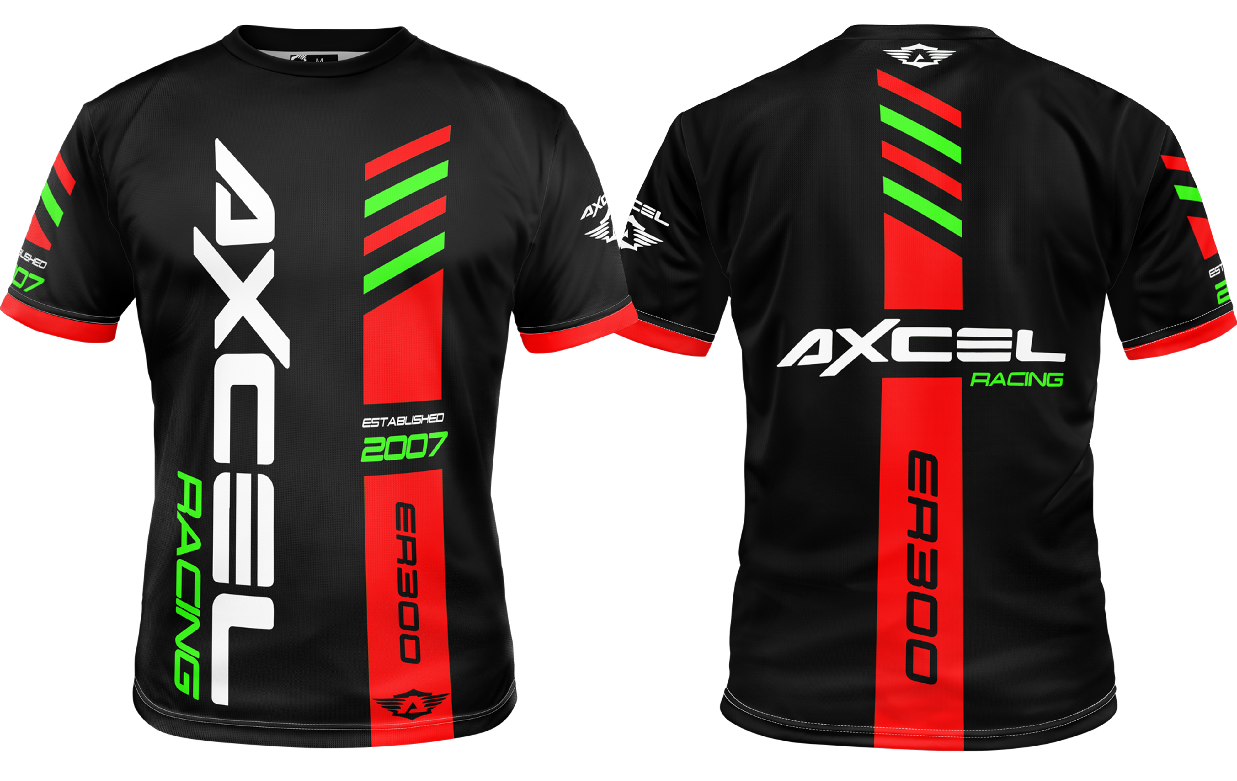 Axcel Racing ER300 Tee Shirt BRG