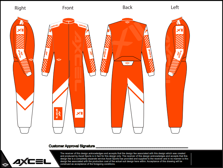 CIK Axcel Xtreme II Suit OW
