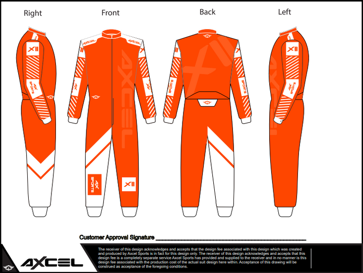 CIK Axcel Xtreme II Suit OW