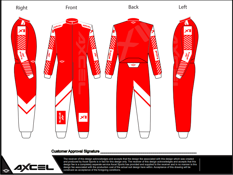 CIK Axcel Xtreme II Suit RW