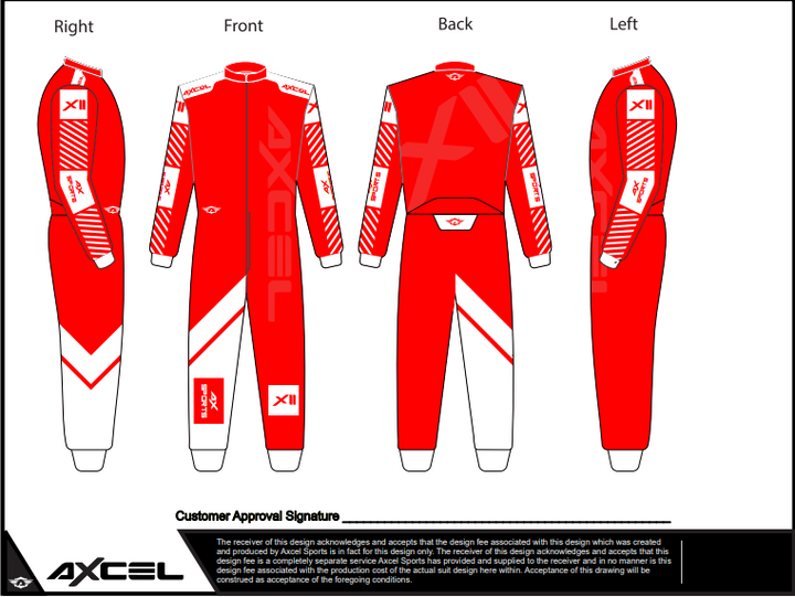 CIK Axcel Xtreme II Suit RW