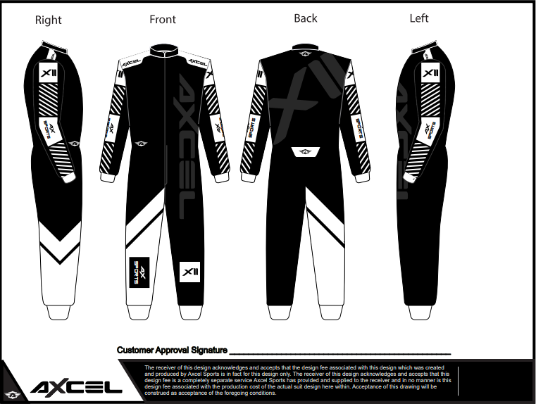 CIK Axcel Xtreme II Suit BW2