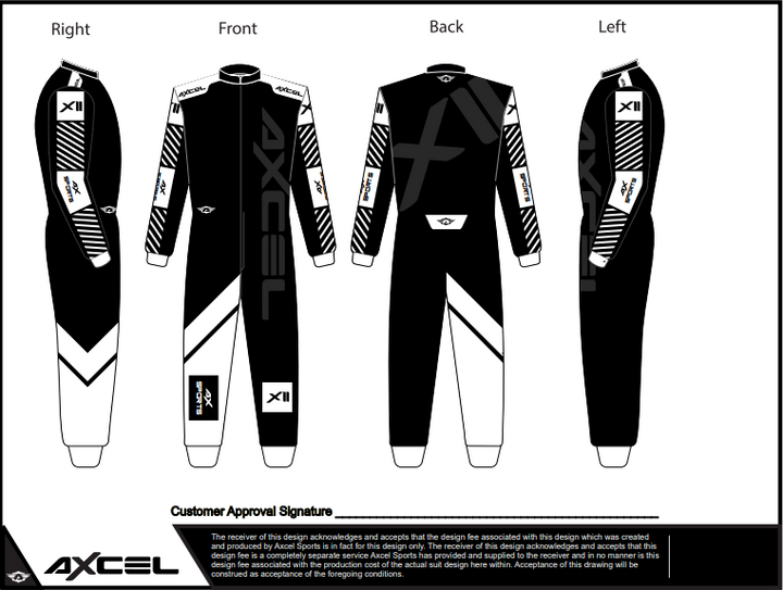 CIK Axcel Xtreme II Suit BW2