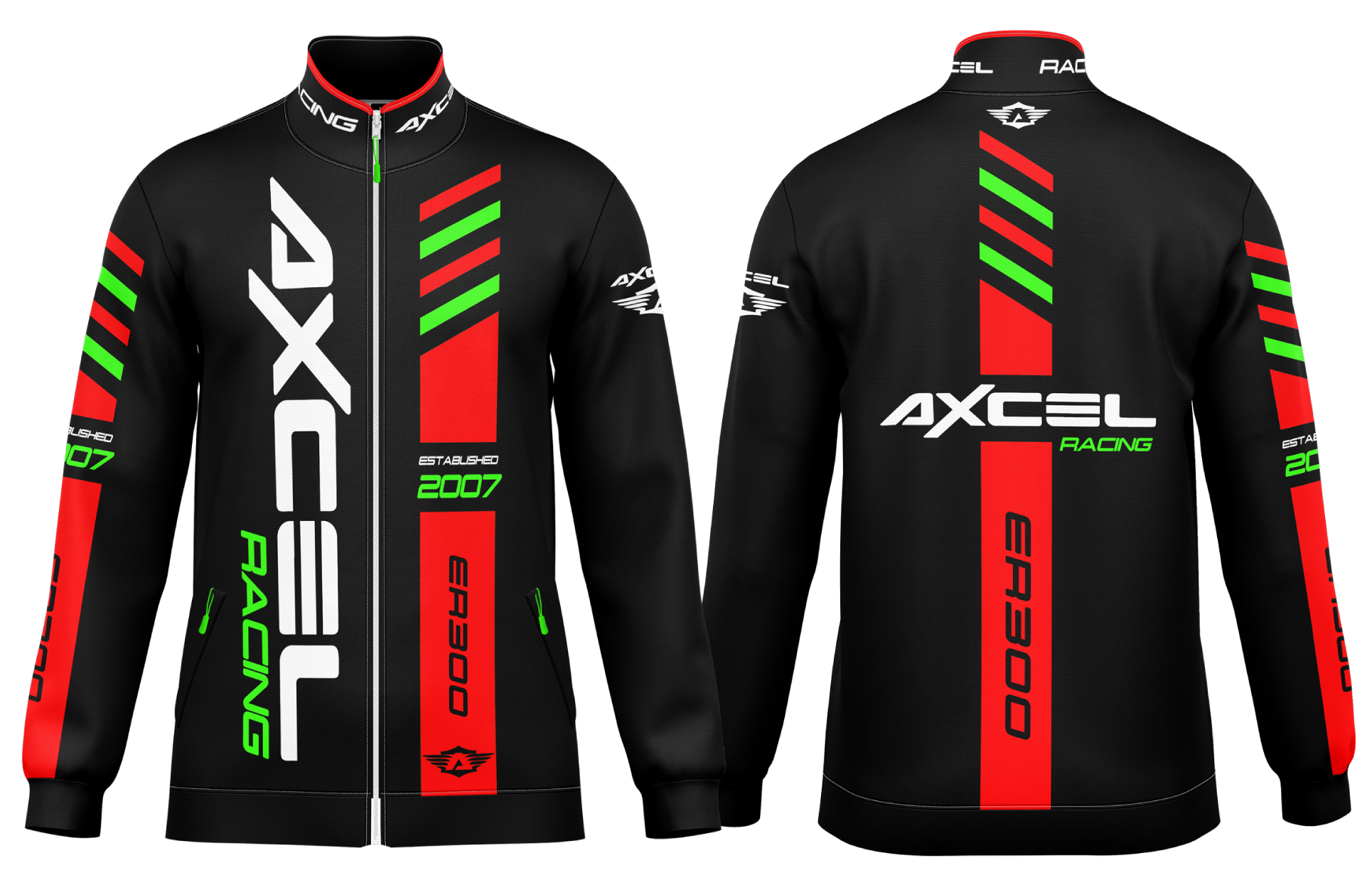 Axcel Racing ER300 Track Jacket BRG