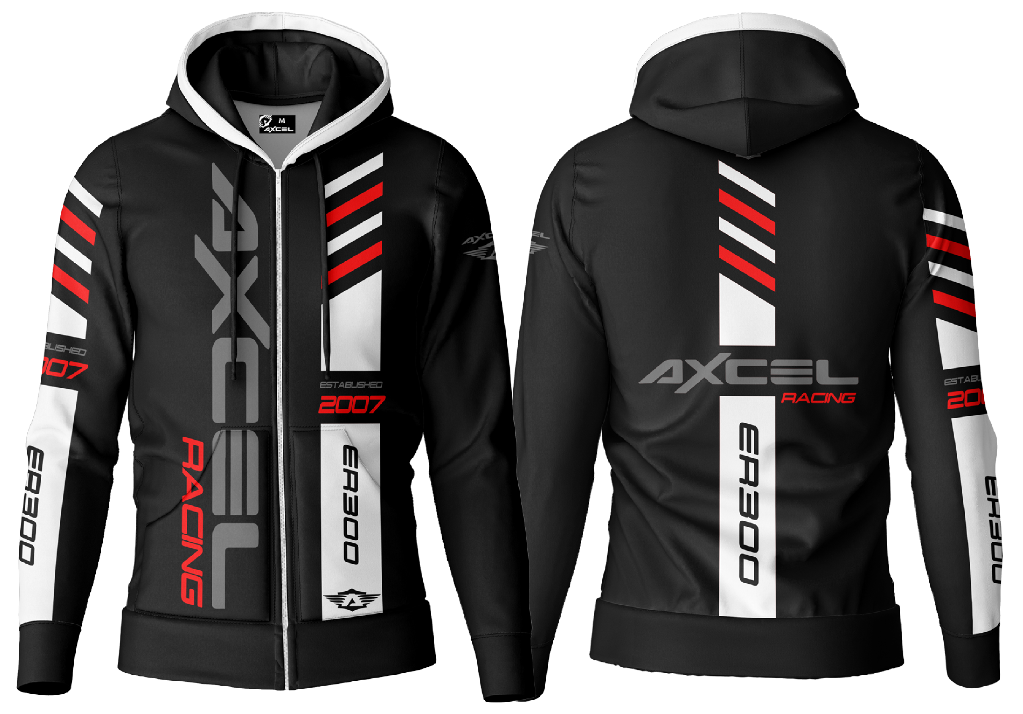 Axcel Racing ER300 Hoody BWR
