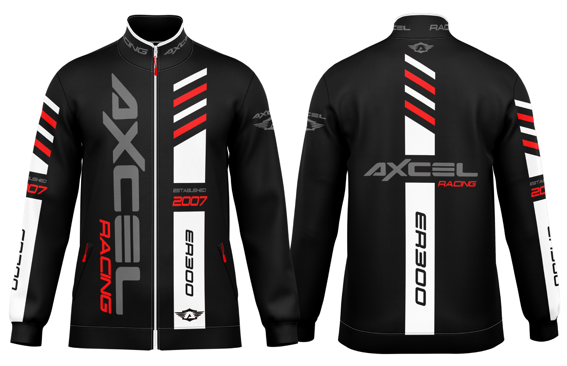 Axcel Racing ER300 Track Jacket BWR