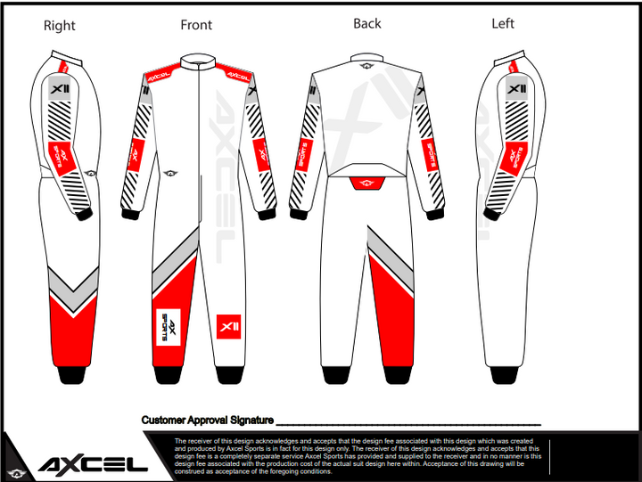 CIK Axcel Xtreme II Suit WGR