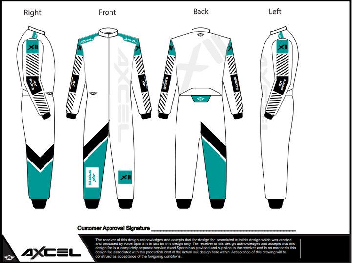 CIK Axcel Xtreme II Suit WTB