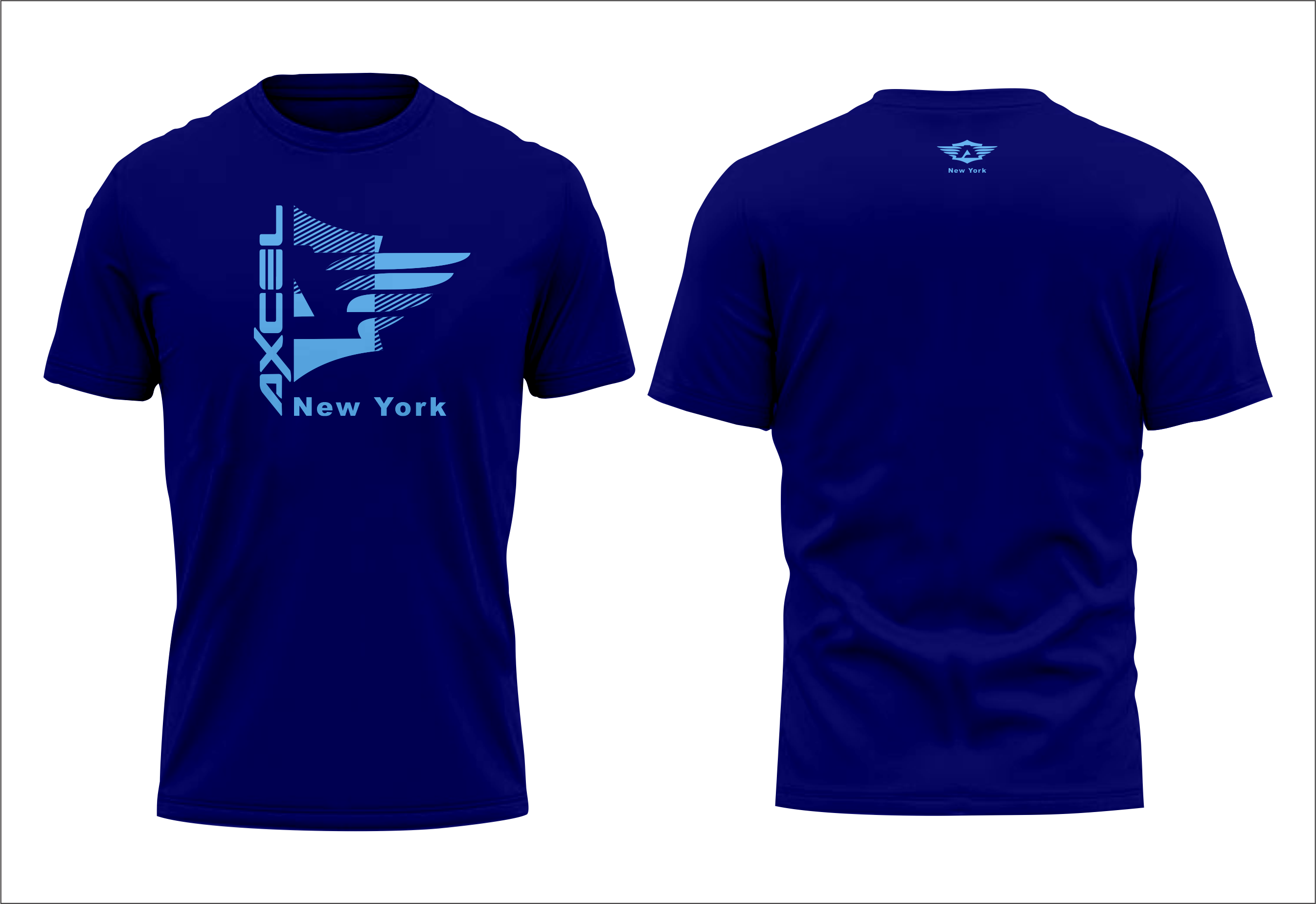 Axcel NY Half Wing T Shirt TNBB