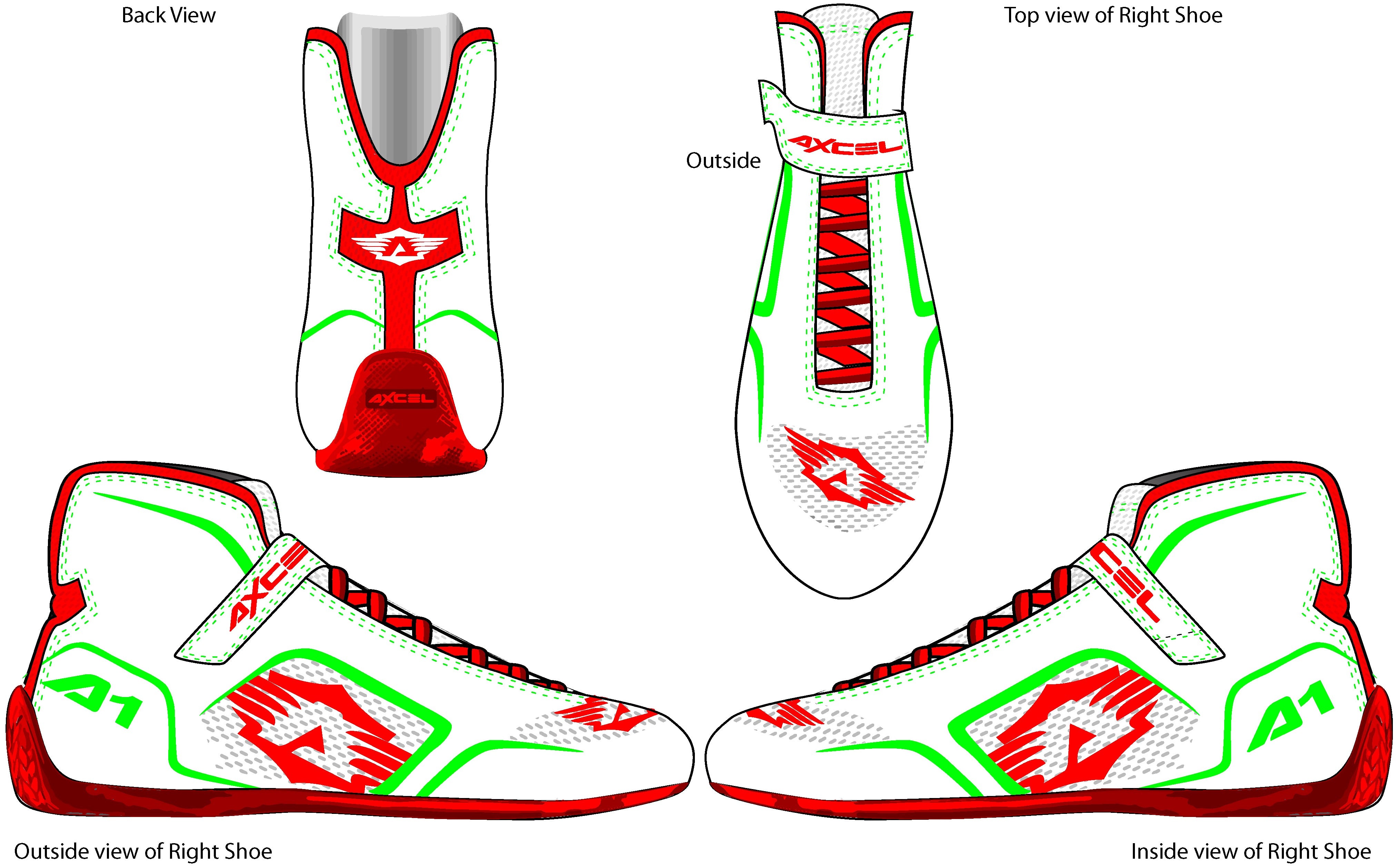 Axcel A1 High Top Shoes