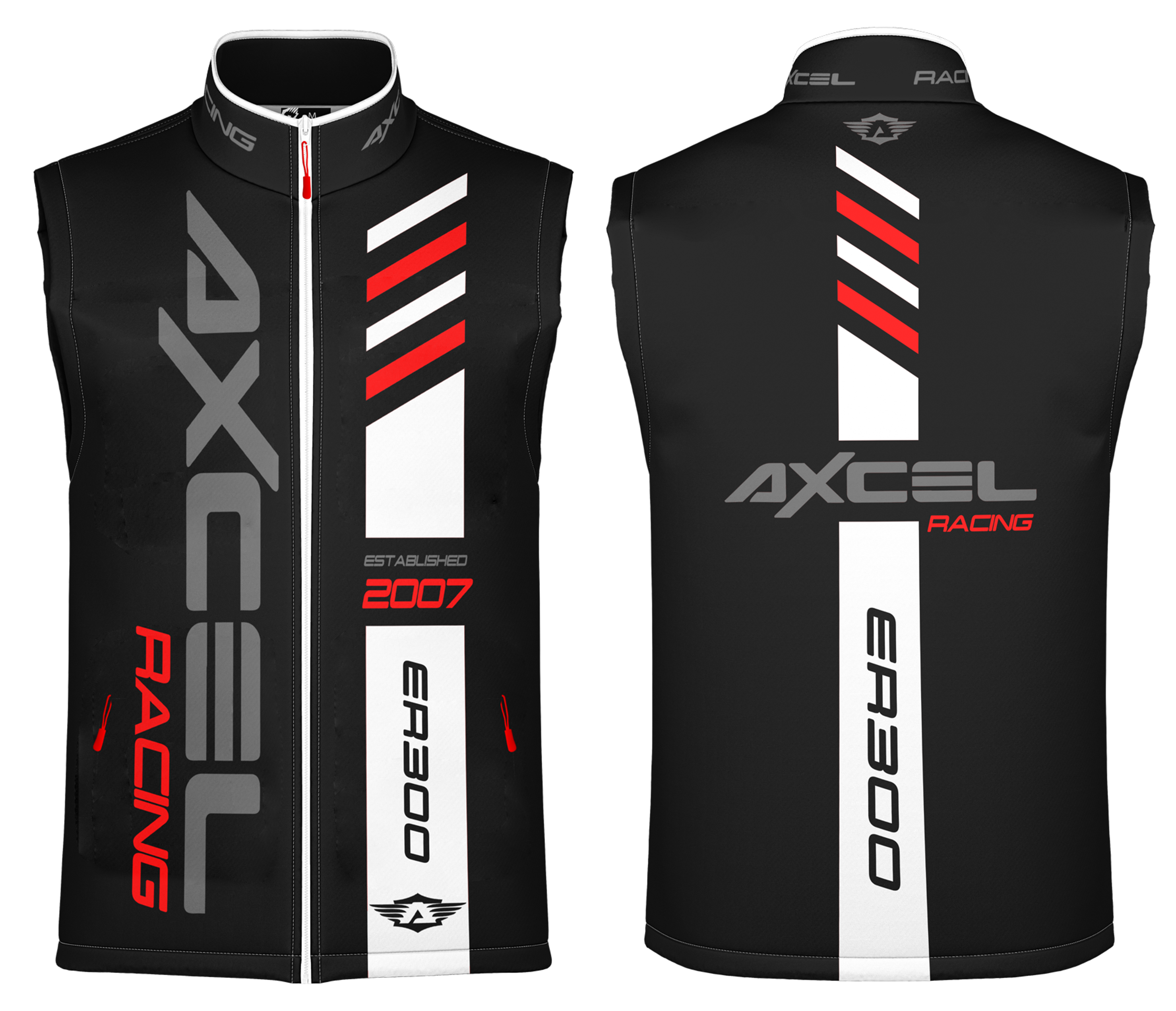Axcel Racing ER300 Vest BWR